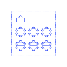 Layouts Classrooms Shapes Hexagon Small Svg Vector Tracing Design, Free Vectors File